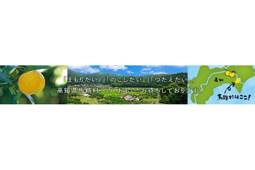 馬路村ってどんなところ?拡大画像