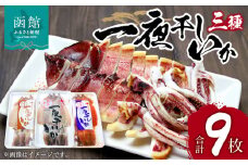 イチヨ水産　３種の一夜干しいかセット（函館産）_HD010-005
