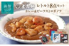五島軒　レトルトカレー＆ビーフストロガノフ詰合せ_HD030-015