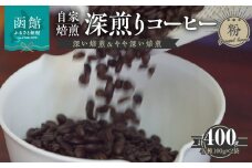 自家焙煎 深煎りコーヒー（粉）深い焙煎100g×2・やや深い焙煎100g×2_HD140-001