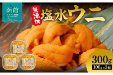 無添加 塩水ウニ パック ミョウバン不使用 内容量 300g 獲れたて 新鮮 ウニ 塩水 パック詰め 磯の風味 堪能 うに丼 軍艦巻き 海の幸 海鮮 海産物 お取り寄せ 北海道 函館市 送料無料_HD069-033