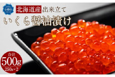 北海道産 出来立て いくら醤油漬け 250gx2パック 合計500g