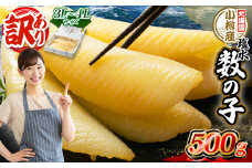 北海道 小樽産 訳あり 塩水 数の子 500g 国産 冷蔵 かずのこ 4Lサイズ 魚卵 お節 おせち