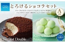 ルタオ とろけるショコラセットA （ショコラドゥーブル・レアチョコレート ナイアガラ） フロマージュ チョコレート チーズ 生クリーム ワイン 洋菓子 ケーキ お取り寄せ ギフト 【9月30日終了】