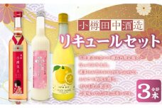 【小樽 田中酒造】リキュールセット（500ml×2本・720ml×1本）