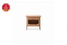 旭川家具　山室家具製作所　ALTO(アルト)　No.5　ナイトテーブル　ナラ 【 国産 無垢 インテリア 木製 ナチュラル ナイトテーブル サイドテーブル 収納 北海道 】 _00522