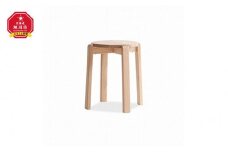 旭川家具　山室家具製作所　ALTO(アルト)　No.1　丸スツール　ナラ　LA色 【 国産 無垢 インテリア 木製 ナチュラル チェア スツール 椅子 リビング 玄関 北海道 】 _00525