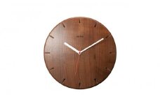 旭川家具　コサイン　no.270時計 ウォルナット 【 旭川家具 北海道 旭川市 木製 家具 選べる樹種 壁掛け時計 リビング ダイニング ベッドルーム 贈り物 プレゼント 記念品 シンプル ナチュラル 手作り 北欧 おしゃれ 天然木 無垢 】_00641