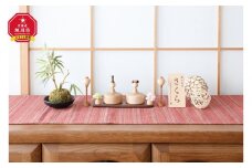 旭川クラフト K-WOOD(ケイ ウッド) ひな人形 しかくびな 【 国産 無垢 インテリア 木製 ナチュラル 雛人形 コンパクト 節句 ひな祭り お雛様 プレゼント 北海道 】_00783
