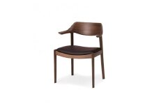 旭川家具 カンディハウス WING LUX サイドチェアーH ウォルナットCW／MR-DBR_00469