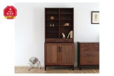 旭川家具 クリエイトファニチャー W&B(ダブルアンドビー) オープンシェルフ 【 国産 無垢 インテリア 木製 モダン ヴィンテージ 収納 チェスト タンス 本棚 ブックシェルフ  ウォールナット カバ ビーチ 北海道 】 _01125