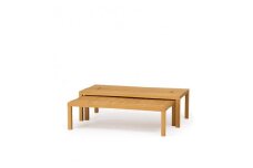 旭川家具 カンディハウス 一本技 ネストテーブルセット ナラOFN_01332