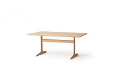 旭川家具 カンディハウス WING LUX T脚テーブル 165×85 北海道ナラNF_01218
