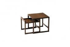 旭川家具　コサイン　nagahara ネストテーブル 【 旭川家具 北海道 旭川市 木製 家具 センターテーブル サイドテーブル 収納付き 引き出し 抽斗 ソファテーブルコーヒーテーブル 入れ子 上質 エグゼクティブ ハイクラス デザイナーズ シンプル ナチュラル 手作り 北欧 おしゃれ 天然木 無垢 】_01442