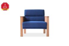 旭川家具 MUKU工房オリジナル MKソファ 80 チェリー 【 国産 無垢 インテリア 木製 ナチュラル ソファ ソファー 1人掛け コンパクトソファ リビング ダイニング 北海道 】_01792
