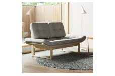 旭川家具 カンディハウス アルプソファーベッド（S） 北海道タモNF／張地（布） ブレンドLGY_01823