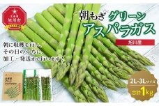 旭川産朝もぎ！グリーンアスパラガス2L～3Lサイズ1.0kg(2025年5月中旬発送開始予定)_01940