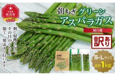 旭川産朝もぎ☆訳あり☆グリーンアスパラガス1kg(2025年5月中旬～発送予定)【生産者応援企画】_01943