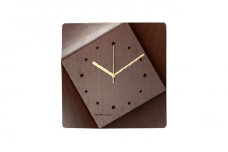 旭川家具　コサイン　cut out　時計 【 旭川家具 北海道 旭川市 木製 家具 壁掛け時計 リビング ダイニング ベッドルーム 贈り物 プレゼント 記念品 エグゼクティブ ハイクラス デザイナーズ シンプル ナチュラル 手作り 北欧 おしゃれ 天然木 無垢 】_02014