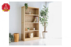 旭川家具　山室家具製作所　プロト No.416オープン棚　ナラ 【 国産 無垢 インテリア 木製 収納 ナチュラル キャビネット 書棚  本棚 シェルフリビング ダイニング 北海道 】 _01959