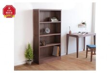 旭川家具 山室家具製作所 プロトNo.416 オープン棚 ウォールナット 【 国産 無垢 インテリア 木製 収納 ナチュラル キャビネット 書棚  本棚 シェルフリビング ダイニング 北海道 】 _01960