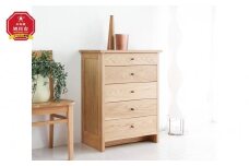 旭川家具　山室家具製作所　プロトNo.619 チェスト60　ナラ 【 国産 無垢 インテリア 木製 収納 ナチュラル キャビネット チェスト リビング ダイニング 北海道 】 _01963