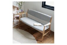 旭川家具 カンディハウス　KAMUY LUXリビング 2シーター 北海道ナラNF　トニカLGY_02052
