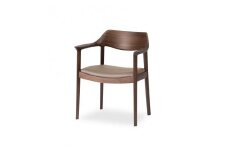 旭川家具 カンディハウス　WING LUX アームチェアー (H) ウォルナットCW KP-LGY_02190