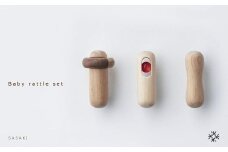 Baby rattle set / SASAKI【旭川クラフト(木製品/ガラガラ)】ベビーラトルセット / ササキ工芸_03183