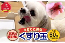 無添加投薬補助・まるでご褒美「くすり玉」1袋（12個入り）×5袋_03368