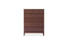 旭川家具 MUKU工房オリジナル ムク チェスト ウォールナット 【 国産 無垢 インテリア 木製 収納 ナチュラル キャビネット チェスト リビング ダイニング 北海道 】 _03230