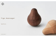 Figs massager 　walnut/SASAKI【旭川クラフト(木製品/ツボ押し)】フィグス マッサージャー / ササキ工芸_03272