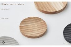 Ripple center piece -regular natural/SASAKI【旭川クラフト(木製品/木の大皿)】リップルセンターピース / ササキ工芸_03261