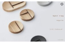 Split tray - R 1slit　SASAKI【旭川クラフト(木製品/マルチトレイ)】スプリットトレー / ササキ工芸【natural】_03463