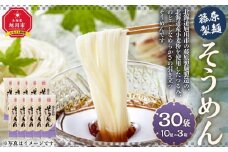 藤原製麺製造そうめん 乾麺_03484