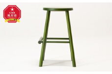 旭川家具 WOWの【log（スツール）】カラー：グリーン_03210