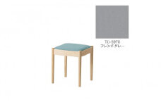 旭川家具　コサイン　フォルクスツール メープル　TUフレンチグレー_03591