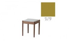 旭川家具　コサイン　フォルクスツール ウォルナット　KCオリーブ_03603