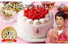 お祝いショートケーキ 5号サイズ  【 ケーキ 菓子 お菓子 おかし スイーツ デザート 洋菓子 旭川 北海道 人気 食品 】_04262