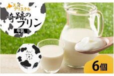 旭山 奇跡のプリン 牛乳 90 g 6 個【 北海道 スノークリスタル プリン 牛乳 濃厚 低温殺菌 生乳 乳 スイーツ デザート おやつ お菓子 カップ プレゼント ギフト 旭川市 】_04226