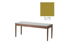 旭川家具　コサイン　フォルクベンチ　ウォルナットKC　オリーブ_04519