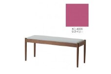 旭川家具　コサイン　フォルクベンチ　ウォルナットKC　ラズベリー_04521