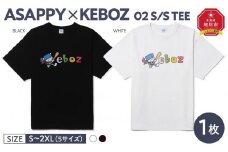 ASAPPY × KEBOZ 02 S/S TEE【WHITE/L】【 Tシャツ 半袖 綿100% シャツ トップス 服 北海道 旭川市 】_04785