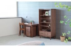 旭川家具 MUKU工房オリジナル ジャム オープンキャビネット ウォールナット_04900