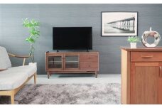 旭川家具 MUKU工房オリジナル ジャム テレビ台 ハイ 120 ウォールナット_04908