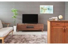旭川家具 MUKU工房オリジナル ジャム テレビ台 ロー 150 ウォールナット_04909