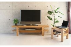 旭川家具 MUKU工房オリジナル ノキ TVボード 北海道ナラ_04912