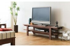 旭川家具 MUKU工房オリジナル ノキ TVボード ウォールナット_04913