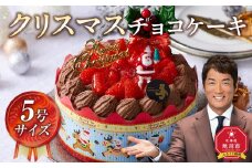 【先行予約】【2025年12月23日お届け】 クリスマスチョコケーキ 5号サイズ  【 クリスマス ケーキ 菓子 お菓子 おかし スイーツ デザート 洋菓子 旭川 北海道 人気 食品 】_04256