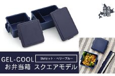 GEL-COOL お弁当箱 スクエアモデル SMセット ベリーブルー 【 ふるさと納税 人気 おすすめ ランキング 北海道 室蘭 弁当 箱 ランチボックス おにぎり ケース カラフル スリム 軽量 温冷 保温 保冷 ボックス ご飯 米 日用品 セット 大容量 詰合せ ギフト プレゼント 自宅用 北海道 室蘭市 送料無料 】 MROK009-3